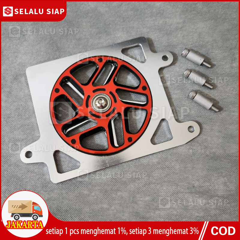 3D spinner radiator cover type Chakra billet aluminium Harga 93,500 rupiah*Gratis Ongkir
