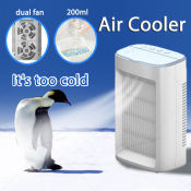 Mini USB Air Cooler Fan with Water Spray and Humidifier