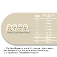 HamshMoc Breathable Dog Shoes Adjustable Pet Boots Durable With Reflective Strip For Small Medium Dogs Paw Protector Outdoor 4pcs