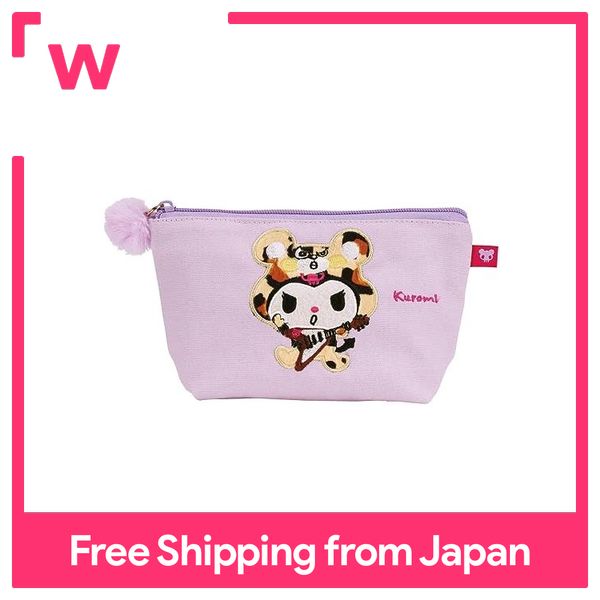 Skater Flat Pouch Small Pouch with Gusset Kuromi Sanrio ZFP1-A