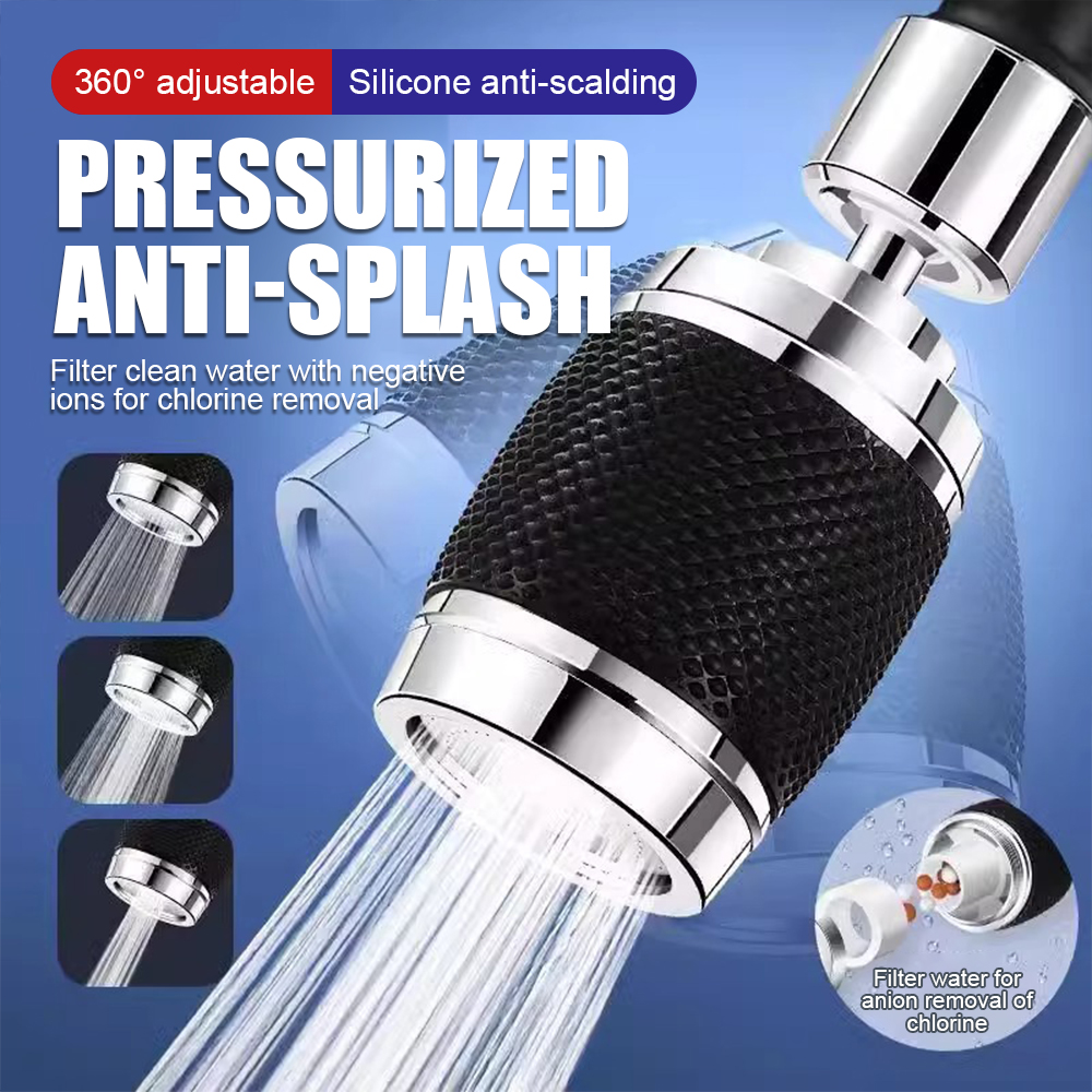 360-Degree Swivel Faucet Extender Splash-Proof Faucet Aerator Splash Filter Faucet Three-Speed Adjustable Universal Hot and Cold Faucet