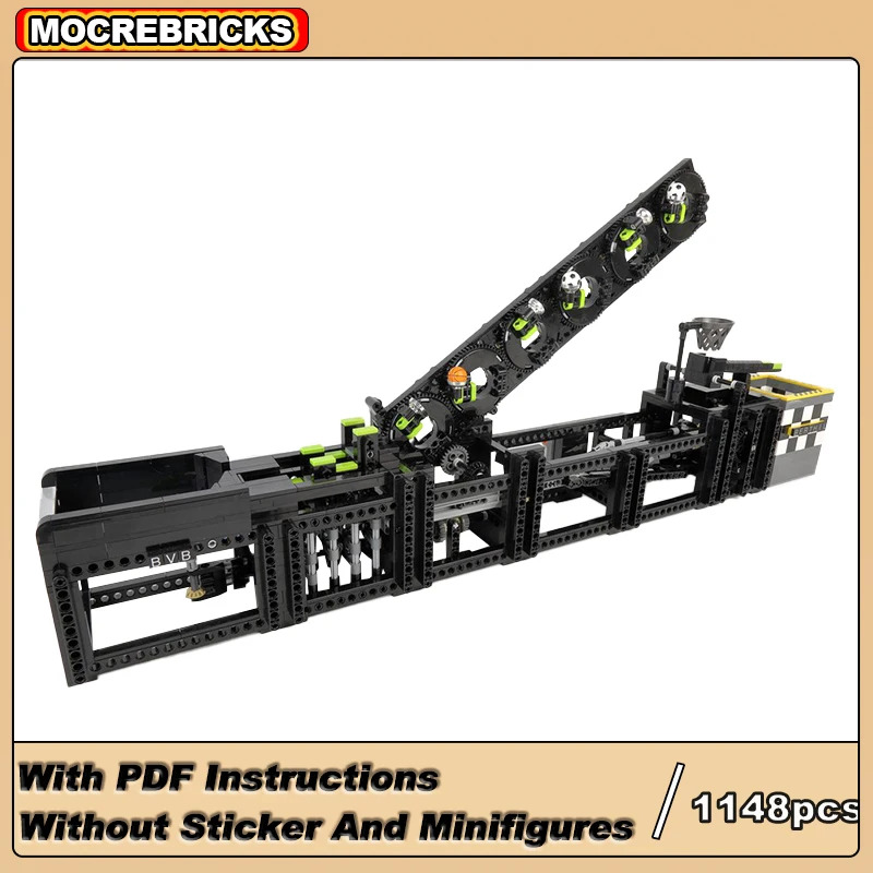 GBC Series nổi tiếng Turntable Cup MOC Mini Building Block Công nghệ lắp ráp Mô hình DIY Gạch Đồ chơ