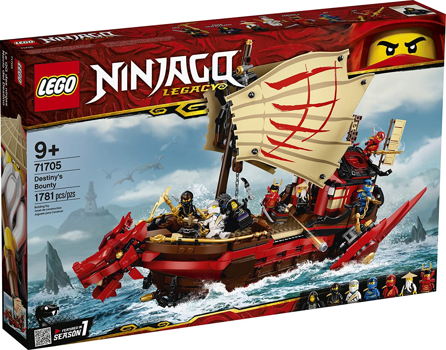 LEGO   Ninjago - 71705 - Destiny Bounty - Chiến thuyền