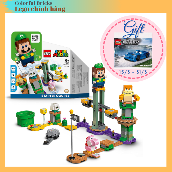 LEGO Mario 71387_Phiêu lưu với Luigi_Adventures with Luigi Starter Course (Chính hãng)
