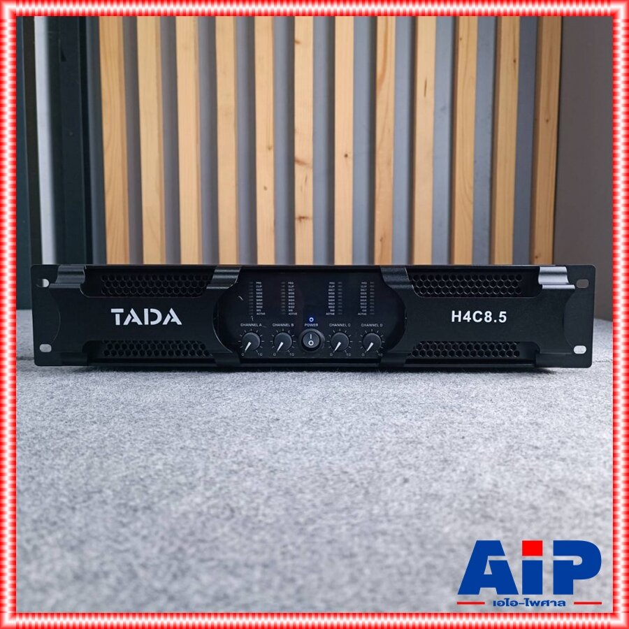 TADA H4C8.5 poweramp 4CH พาวเวอร์แอมป์ 4 ช่อง ธาดา กำลังวัตต์ 850 วัตต์ ระบบหม้อแปลง tada H4C 8.5 H4C-8.5 เอไอ-ไพศาล ราคา 12,850 บาท*ส่งฟรี