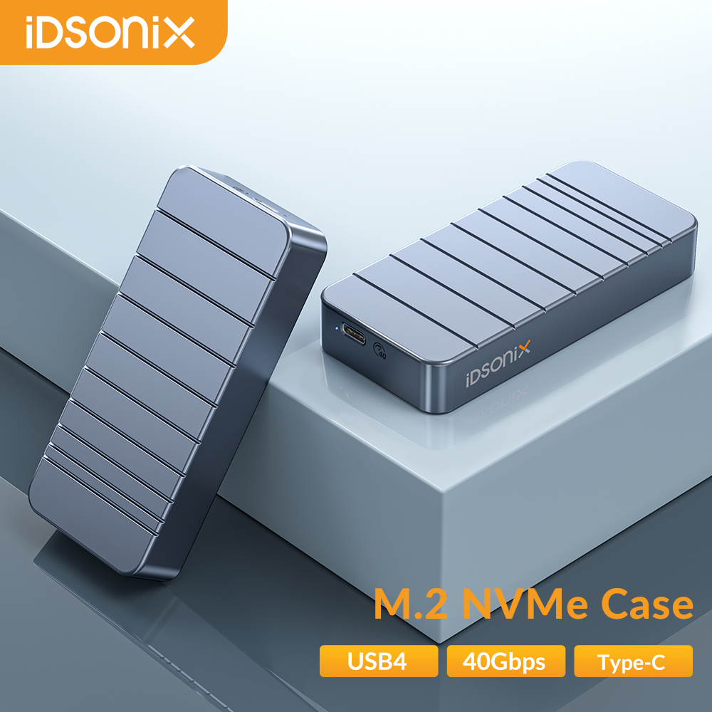 iDsonix M.2 SSD Case NVMe Enclosure to 40Gbps USB Type-C Hard Drive Case Thunderbolt 3/4 USB4 External Hard Drive Storage Box ราคา  65,905 บาท*ส่งฟรี