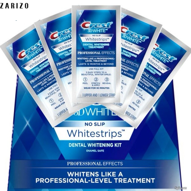 Miếng Dán Trắng Răng Crest 3D Whitestrips Tẩy Trắng Răng Hàng Mỹ Chính Hãng Miễn Phí Vận Chuyển Sản Phẩm Mới Khuyến Mãi Bảo Hành Chính Hãng Chuyên Dụng Cho Nụ Cười Sáng Bóng An Toàn Cho Răng Miễn Phí Giao Hàng Tận Nơi Hàng Chất Lượng Cao
