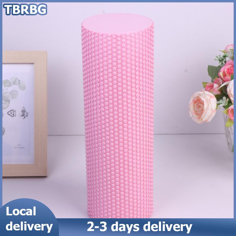 TBRBG Local Delivery Yoga Roller Round EVA Foam Cylinder Roller For Pilates Exercise Enhanced Home Workouts Diameter 10cm Length 30cm