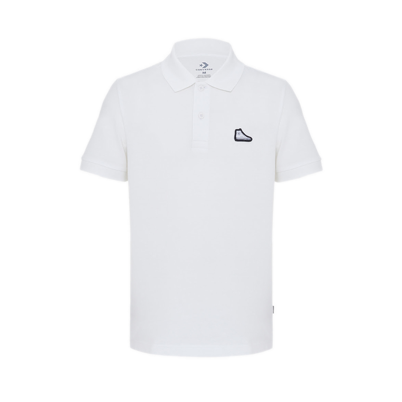 Áo Polo Converse Sneaker Patch Men's - Converse Egret