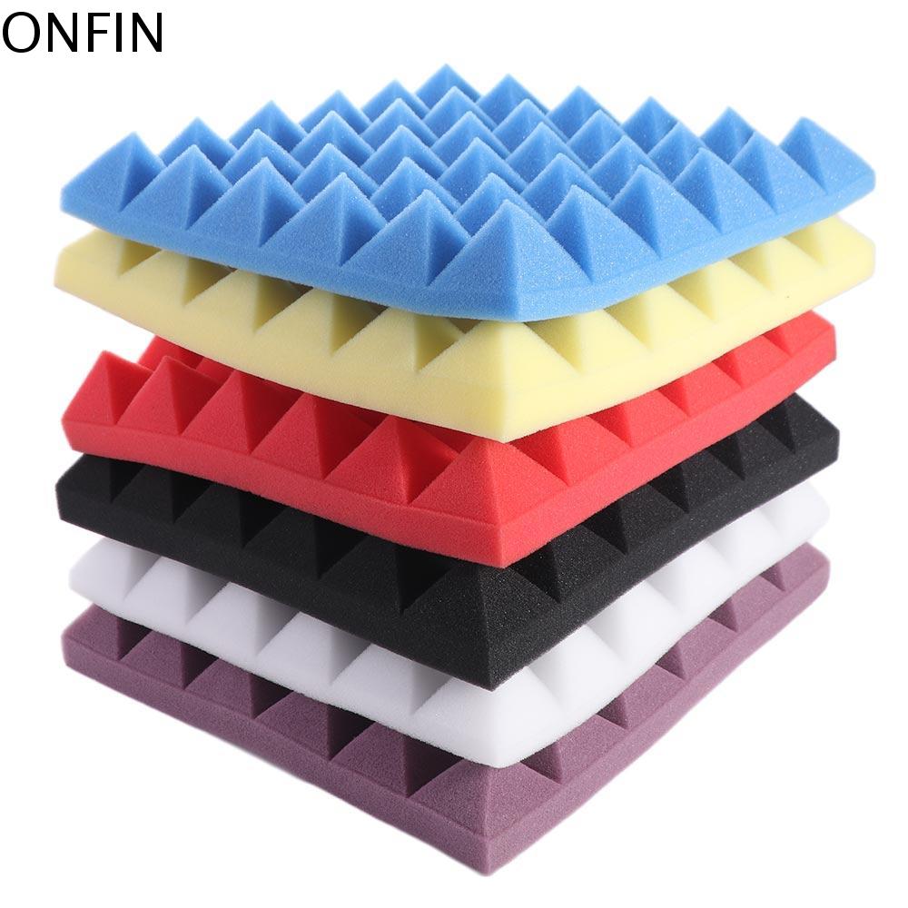 ONFIN Chất lượng Kim tự tháp Bông Cách âm Miếng bọt biển Tiếng ồn Insulatio Điều trị Cách Âm Studio Acoustic Bọt Âm thanh Điều Trị Bảng Điều Chỉnh Cách âm Bọt Âm thanh Hấp Thụ Bọt