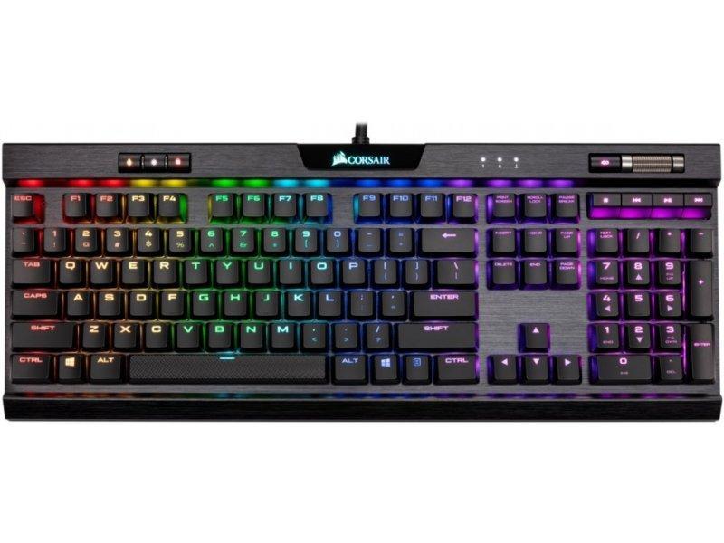 Corsair CS-CH-9109018-NA K70 RGB MK.2 Low Profile RAPIDFIRE Mechanical Gaming Keyboard Cherry MX Low Profile Speed Singapore