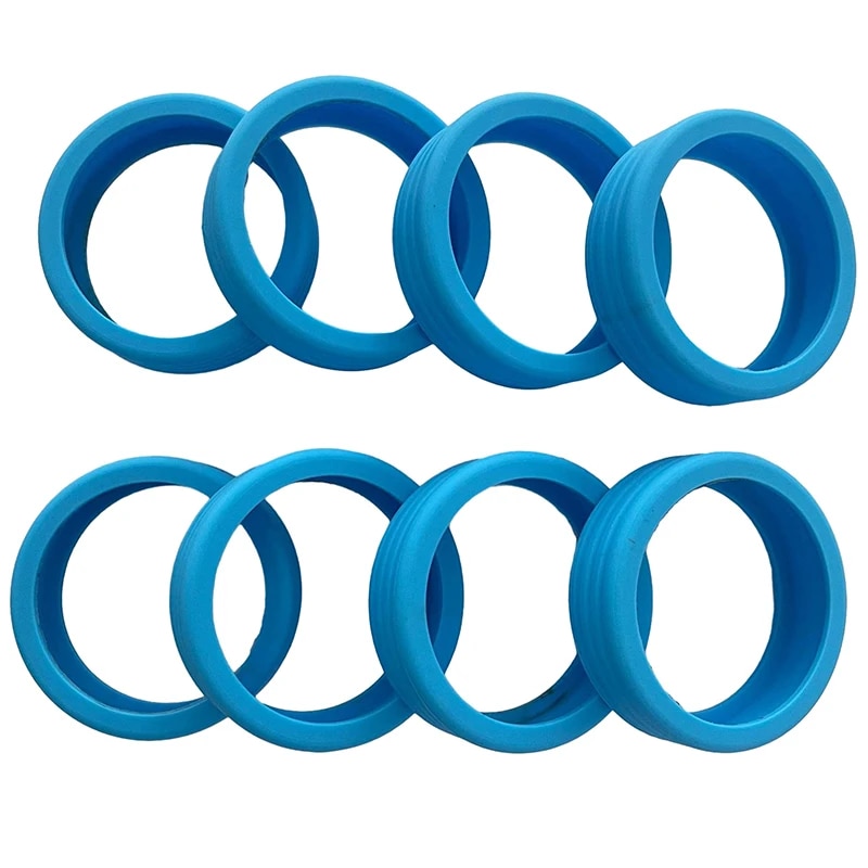 8pcs Luggage Wheels Protector Silicone Luggage Accessories Wheels Cover For Most Luggage Reduce Nois
