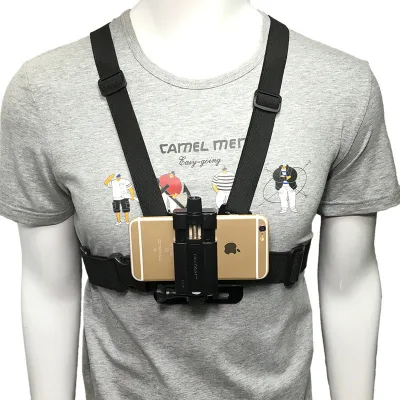Multi Purpose Chest Adjustable Harness Mount Strap Harness for Action Camera & Mobile Phones