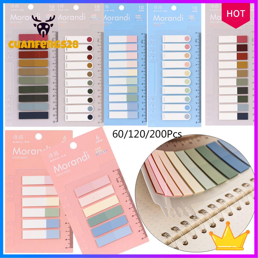 CUANFENGS28 60-200Sheets DIY Bookmark Key Points Index Flags Văn phòng