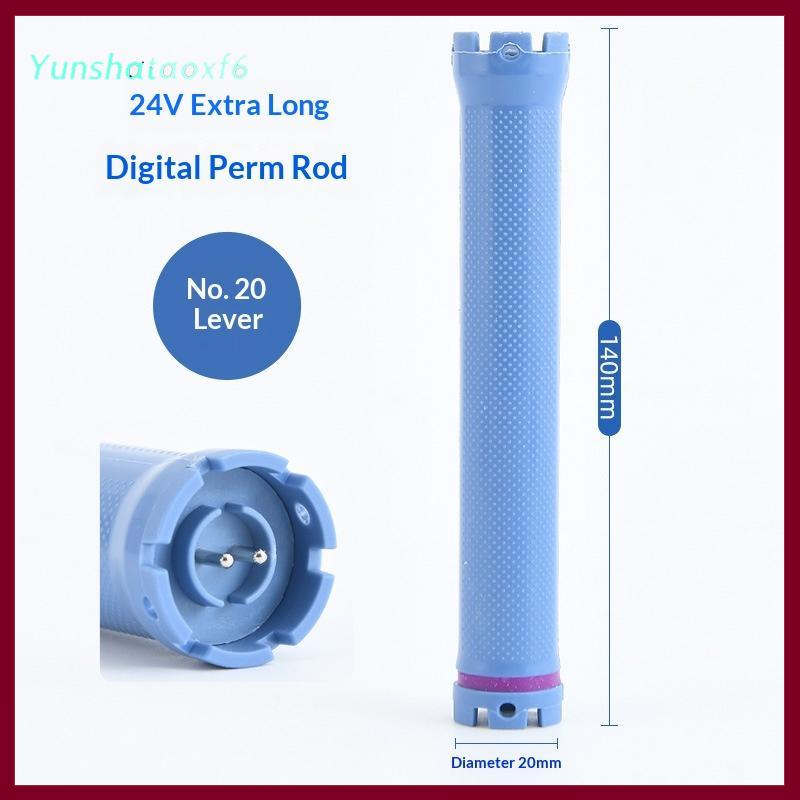 yunshataoxf 140Mm 24V Kỹ Thuật Số Tóc Hot Perm Que Điện Nước Nóng Dụng Cụ uốn Thanh Con Lăn Tóc Sóng Salon Cắt Tóc Curling Xoắn Ốc Công Cụ Tạo Kiểu - 6