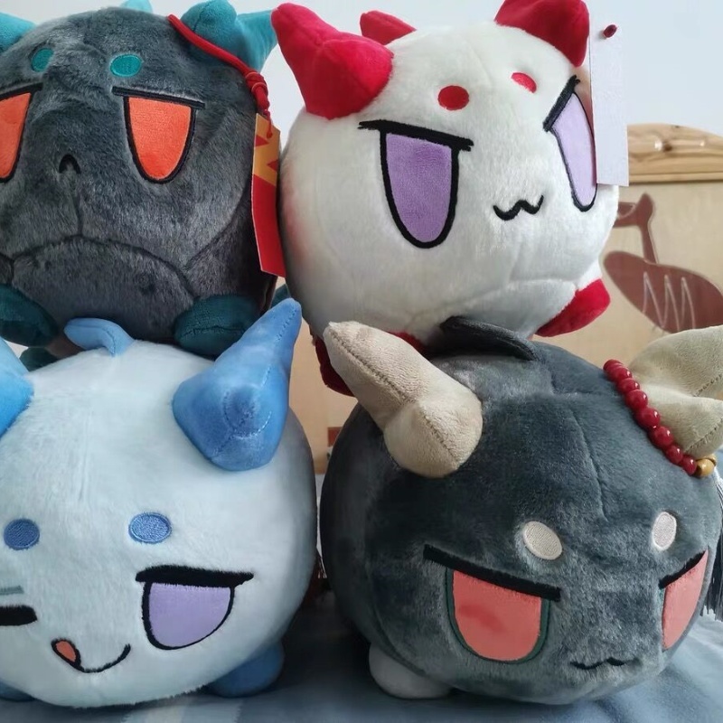 Bản gốc arknights đồ chơi nhồi bông Saga hoàng hôn Nian ling chongyue ver. Rồng bong bóng mềm Búp bê