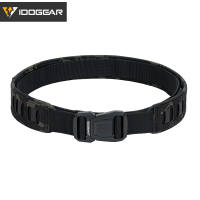 IDOGEAR สายรัดข้อมือเข็มขัดยุทธวิธี2นิ้วสายรัดข้อมือน้ำหนักเบาเข็มขัดสำหรับงานหนัก3431