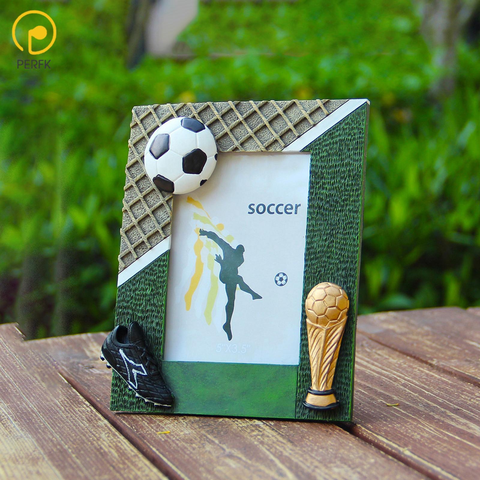 Soccer Photo Frame Holder Memorable Keepsake DIY Display Case Decoration Picture Frame for Office Coaches Men Teams Desktop ราคา 2,767 บาท*ส่งฟรี
