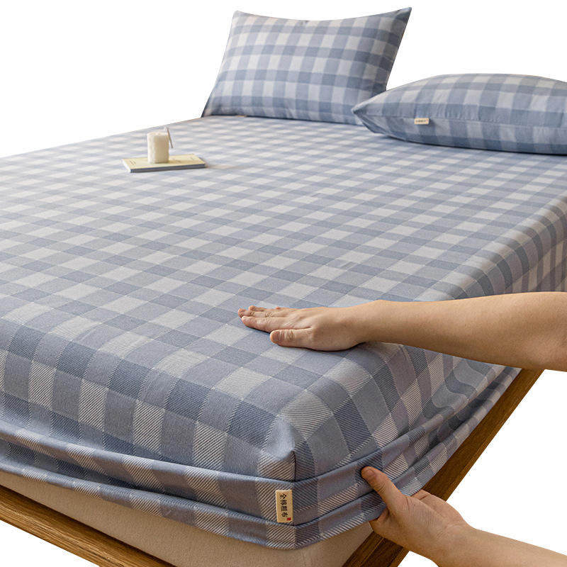 Wang Qinghua dày vải thô khăn trải giường,Single Grip Bed Cover,Đôi 8 nệm bảo vệ Cover.