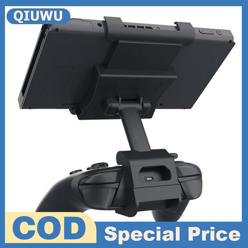 QIUWU Giá đỡ bộ điều khiển cho Nintendo Switch Pro Giá đỡ kẹp điều chỉnh được cho máy chơi game Nintendo Switch Lite Phụ kiện trò chơi
