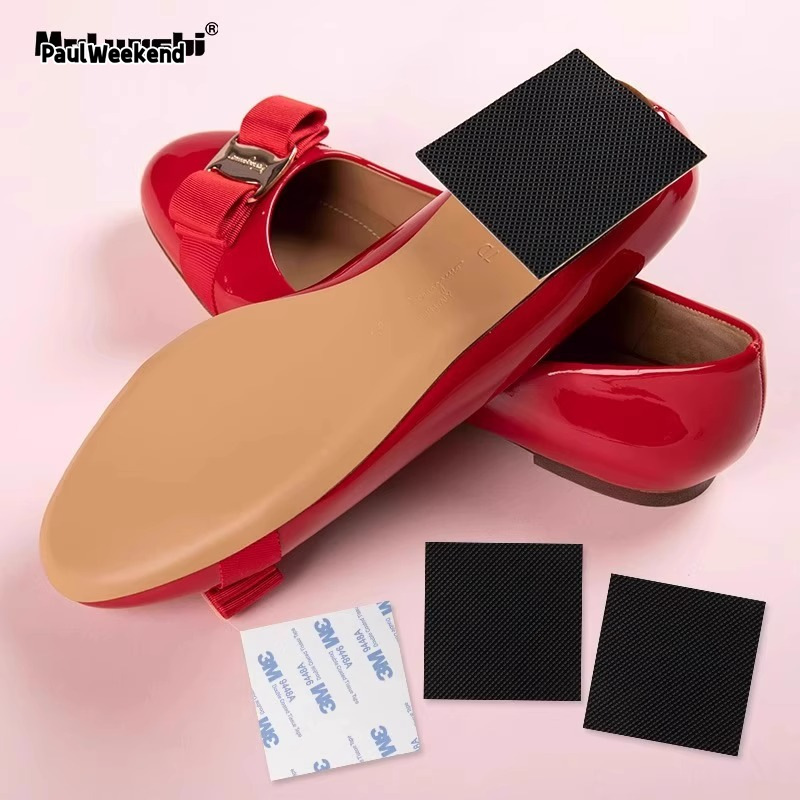PaulWeekend Non-Slip Shoe Pads for High Heels and Leather Shoes, Durable Rubber Sole Protector, Anti-Slip and Wear-Resistant Insoles - ยี่ห้อ PaulWeekend ราคา 10 บาท*ส่งฟรี