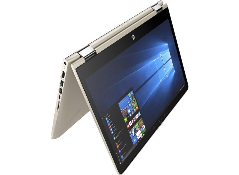 (free Case) HP Pavilion x360 - 14-cd0064tx (Intel i5-8th GEN , 8GB RAM, 1TB GeForce M130) (Pale Gold)Win 10