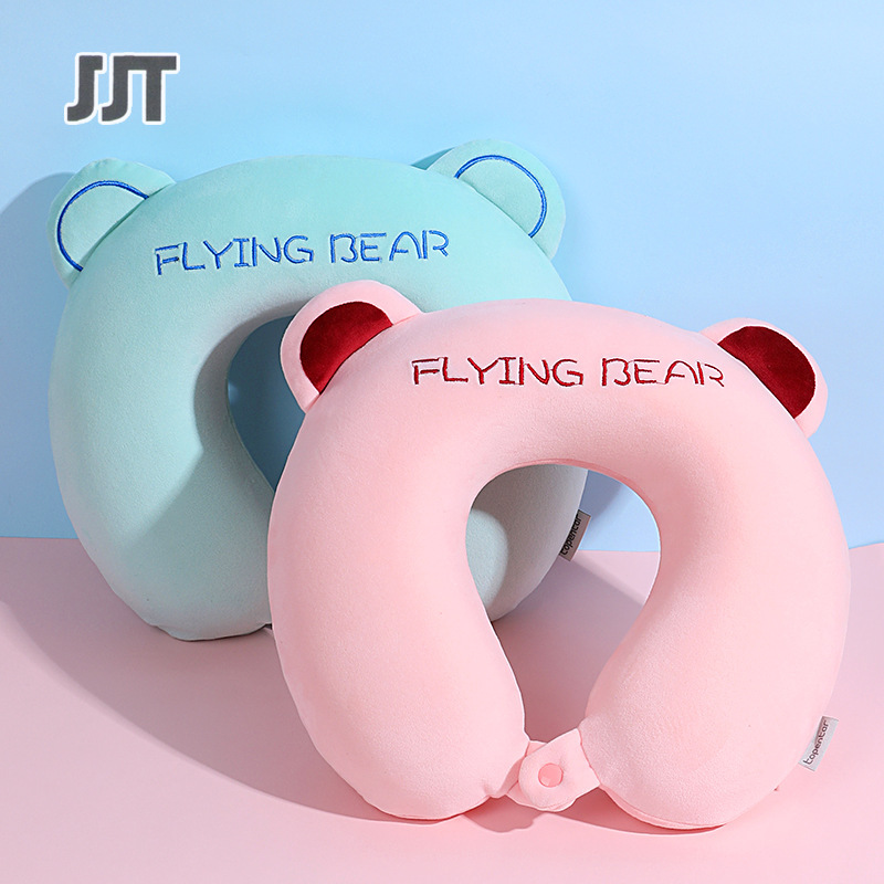 JJT Gối kê cổ chữ U, gối chữ U hoạt hình, gối cổ chữ U, gối kê cổ, gối xách tay, gối kê cổ tốt cho sức khỏe, gối ngủ trưa, gối đầu chữ U, gối kê cổ di động có nút bấm, gối kê cổ, gối xách tay, gối kê cổ cổ khỏe mạnh gối hình chữ u hoạ