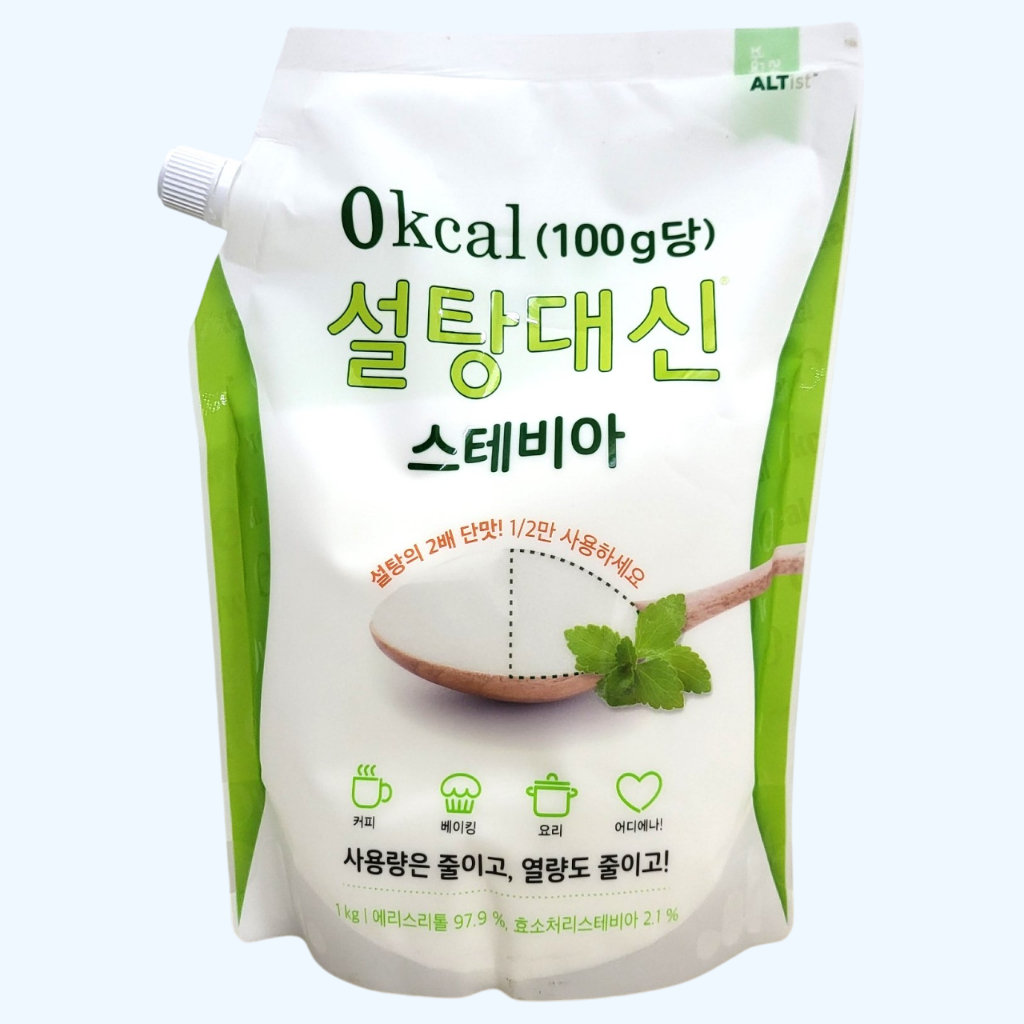 ALTIST -- TÚI LỚN 1 Kg -- ĐƯỜNG ĂN KIÊNG 0 CALO -- đường cỏ ngọt -- Zero Calorie Stevia Sweetener