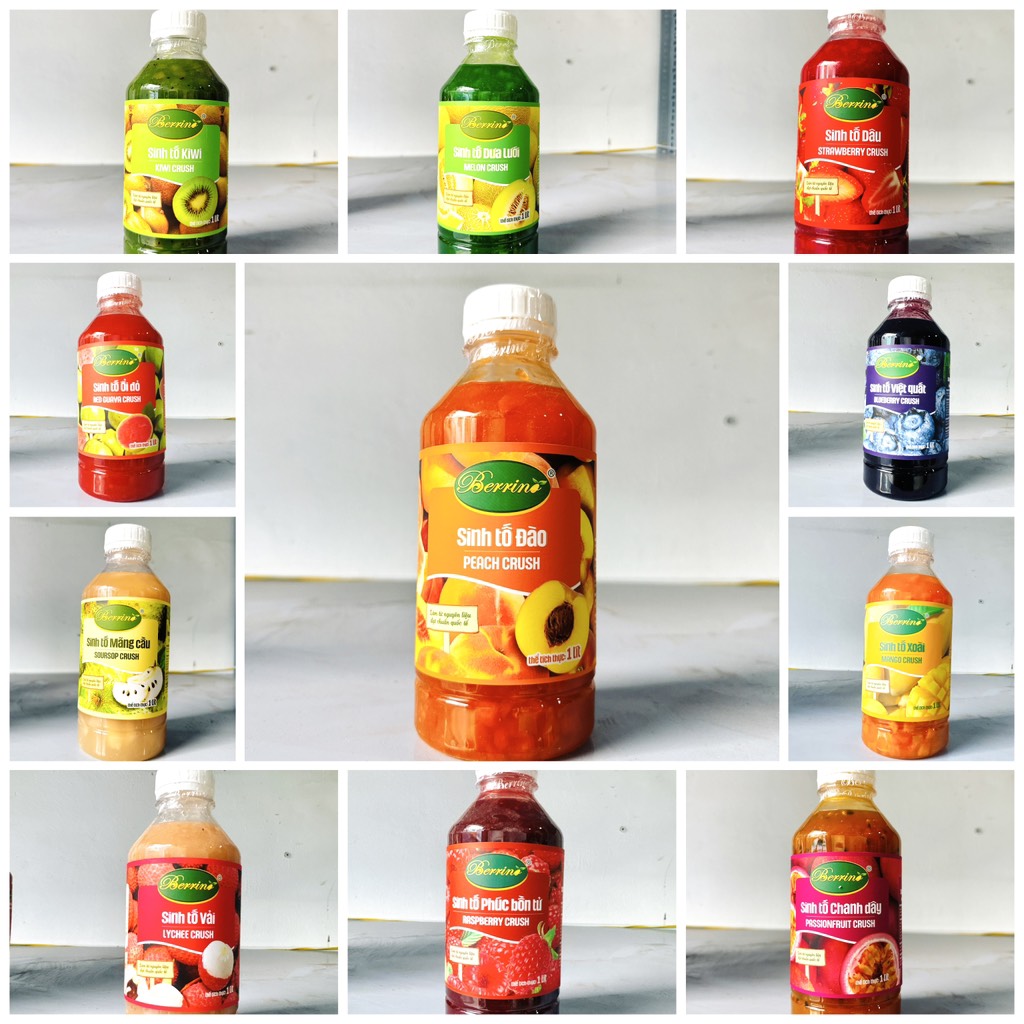 Sinh Tố Berrino Chai 1L
