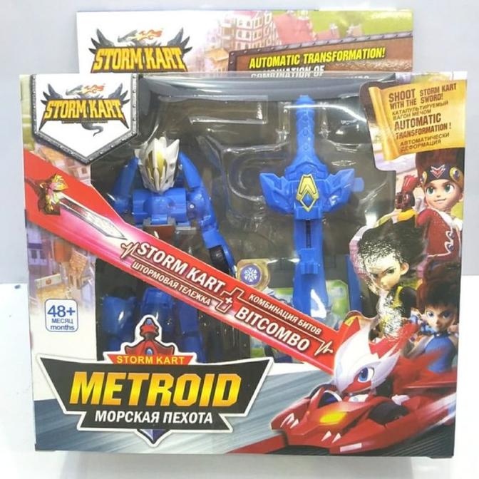Mega Combo Spielzeug NEU Monkart Megaroid DRAKA und LEO Storm Kart 