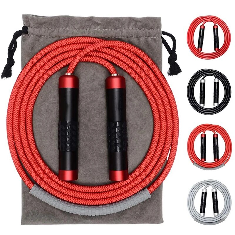 3M Adjustable Heavy Jump Rope Weighted Jump Rope For Workout Fitness Extra