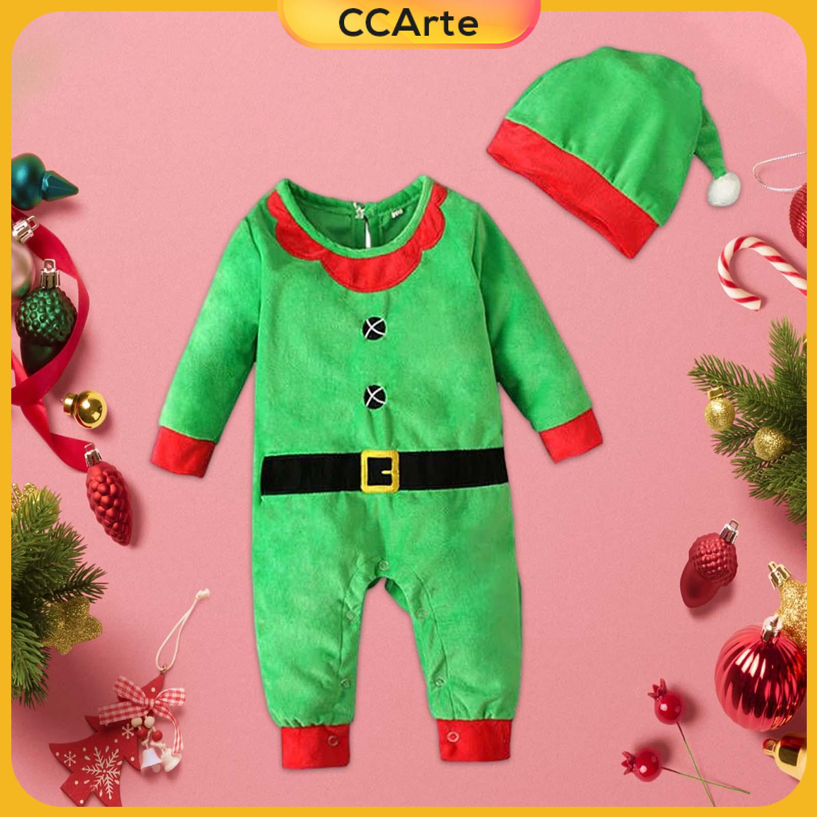 CCArte Baby Santa Suit Infant Baby Xmas Clothes for New Year Festival Christmas