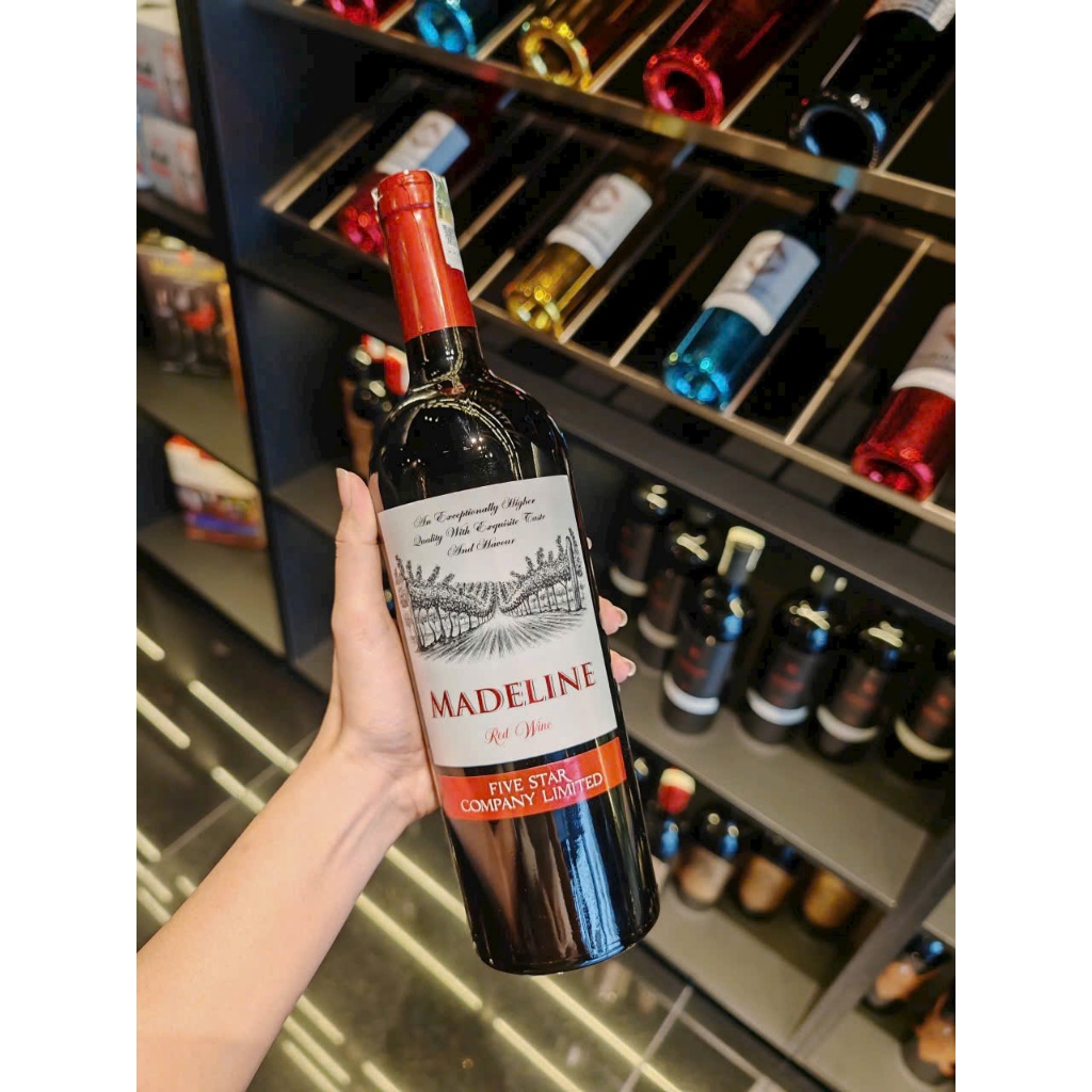 Rượu vang đỏ Madeline - vang gói quà giá tốt