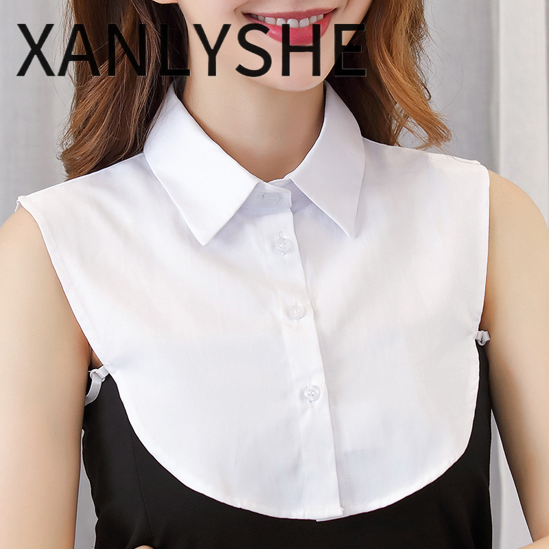 XIYUYI Shirt false collar collar women's all-match false collar shirt collar polyester cotton decorative stand collar pointed collar false collar accessories ราคา 76 บาท*ส่งฟรี