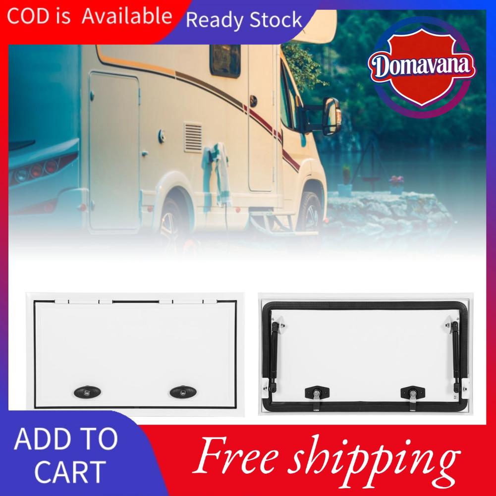 Domavana Cửa ngăn lưu trữ RV cường độ cao Cửa hành lý RV vuông chống gỉ có chìa khóa cho đoàn lữ hành Giá 4,451,000 Đồng*Miễn phí vận chuyển