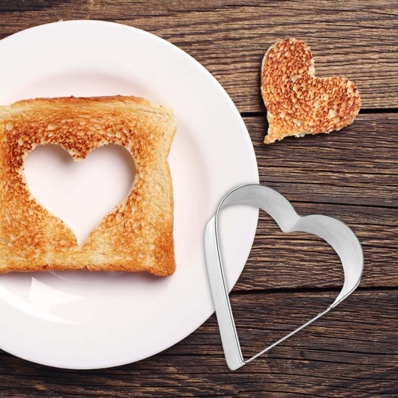 Fityle Heart Cookie Cutter Valentines Day Cookie Cutter Biscuit Cutter Models, Sturdy for Chocolate, Fondant Birthday Halloween ราคา 33 บาท*ส่งฟรี