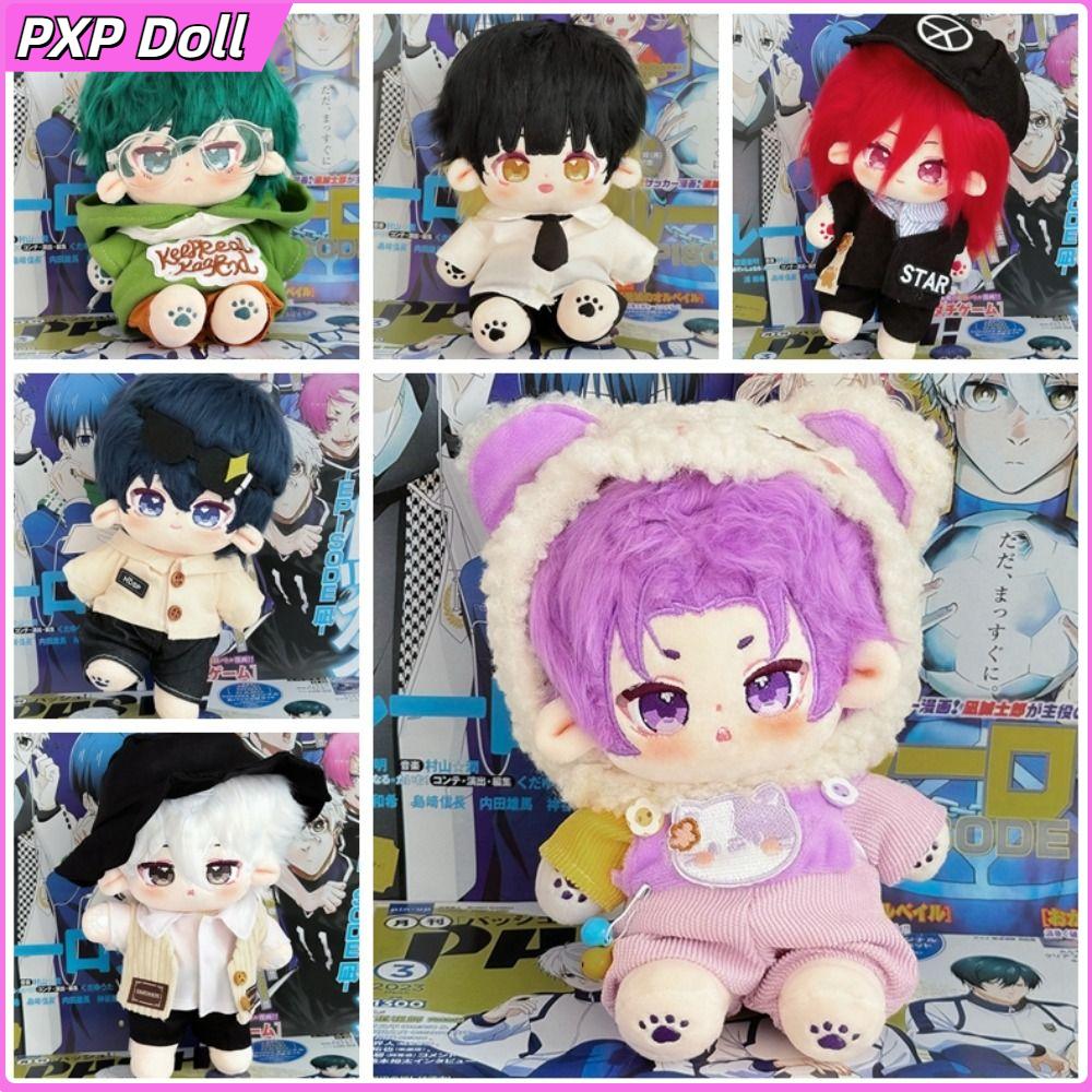 PXP DOLL Isagi Đồ chơi nhung lông khóa màu xanh dương Yoichi Seishiro Búp bê cotton gashapon Búp bê 