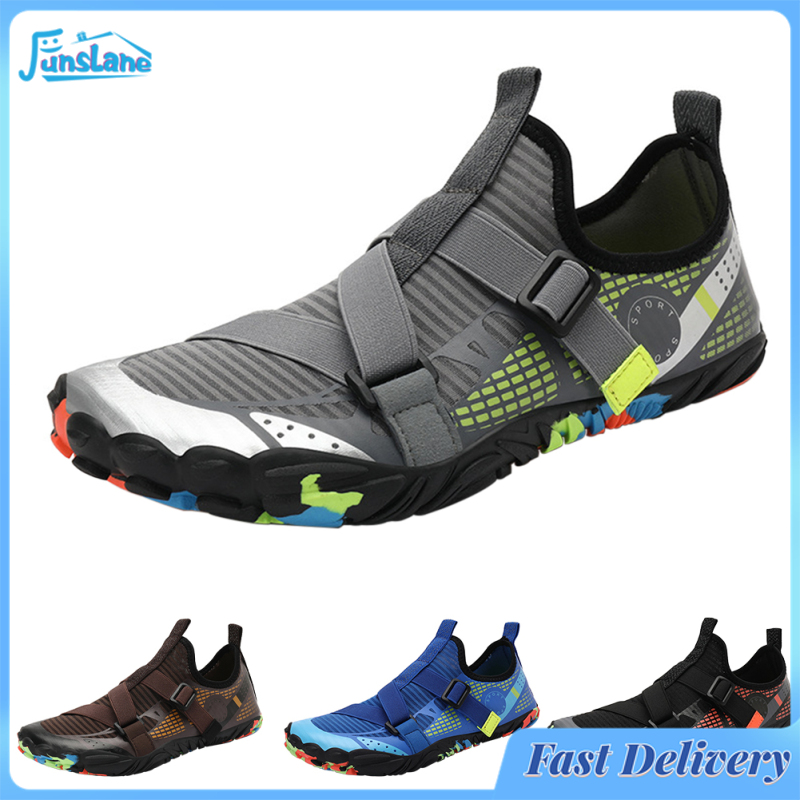 FunsLane Water Shoes Anti Slip Quick Dry Barefoot Beach Sport Shoes For Swimming Surf Pool Hiking Diving Walking ราคา 338 บาท*ส่งฟรี