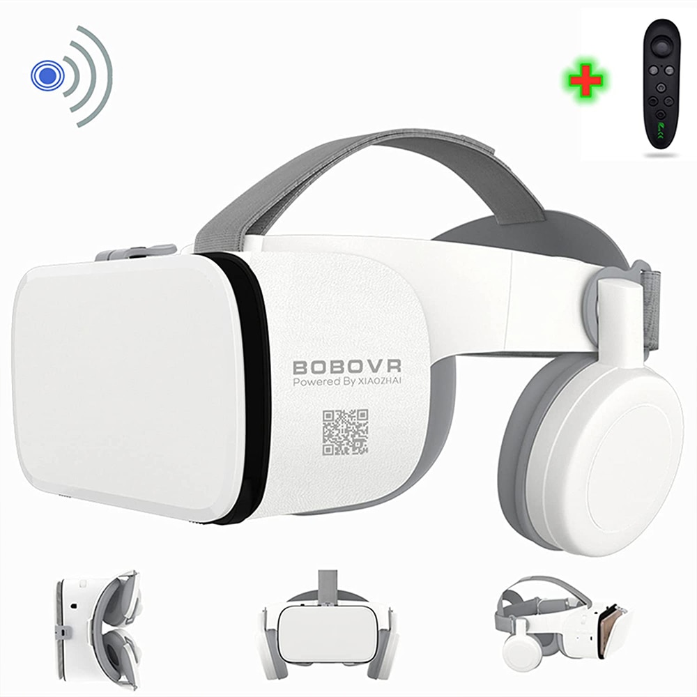 BoBo bobobovr Z6 casque Mũ bảo hiểm 3D kính VR thực tế ảo Bluetooth Tai nghe cho điện thoại thông minh Điện thoại thông minh Kính viar Ống nhòm