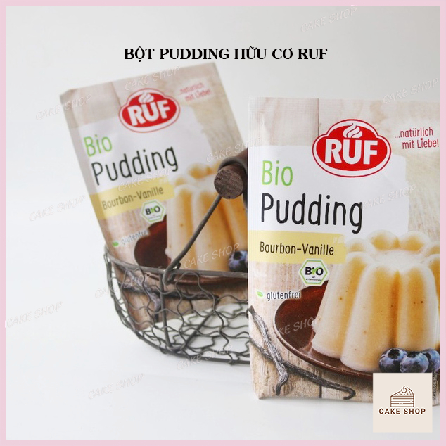 Hcm-bột làm pudding hữu cơ ruf 40g cakeshop