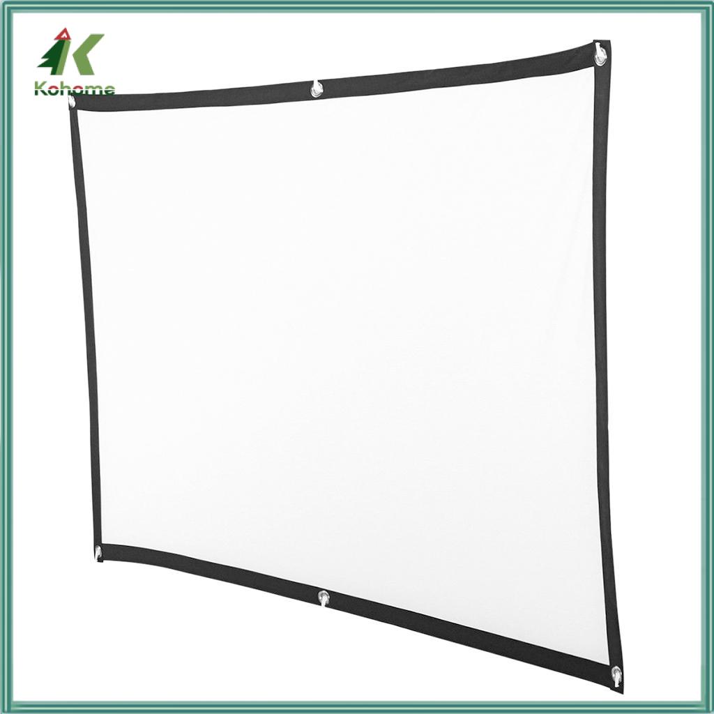 Kohome 60 ''mềm Màn hình máy chiếu phim nhà Rạp chiếu phim Màn hình phim chiếu 16:9 New 60inch