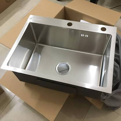 Chậu rửa bát 1 hố nhỏ, 40x45cm và 60x45cm, giá rẻ, chậu rửa 1 hố đúc, chậu rửa chén