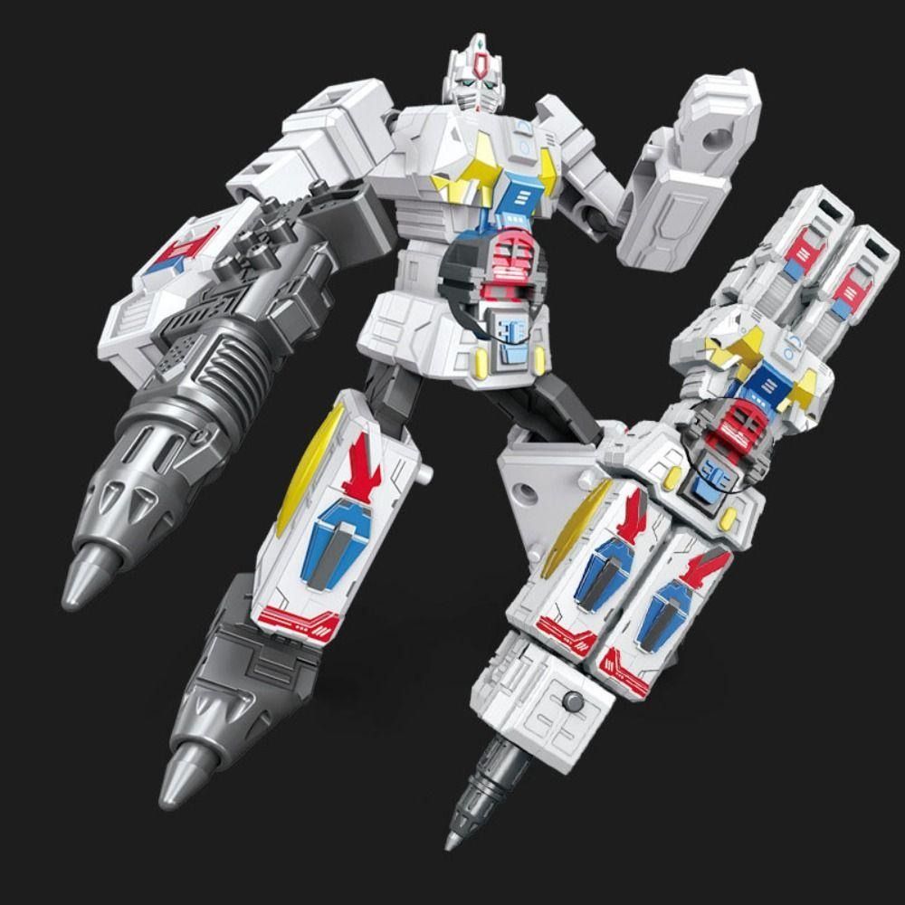 WAPKTY 1Pcs Childrens Drawing Toys Robot Ballpoint Pen Warrior Model For Boys Student Toy Pen Creative Action Figures Simulation Deformation Robot