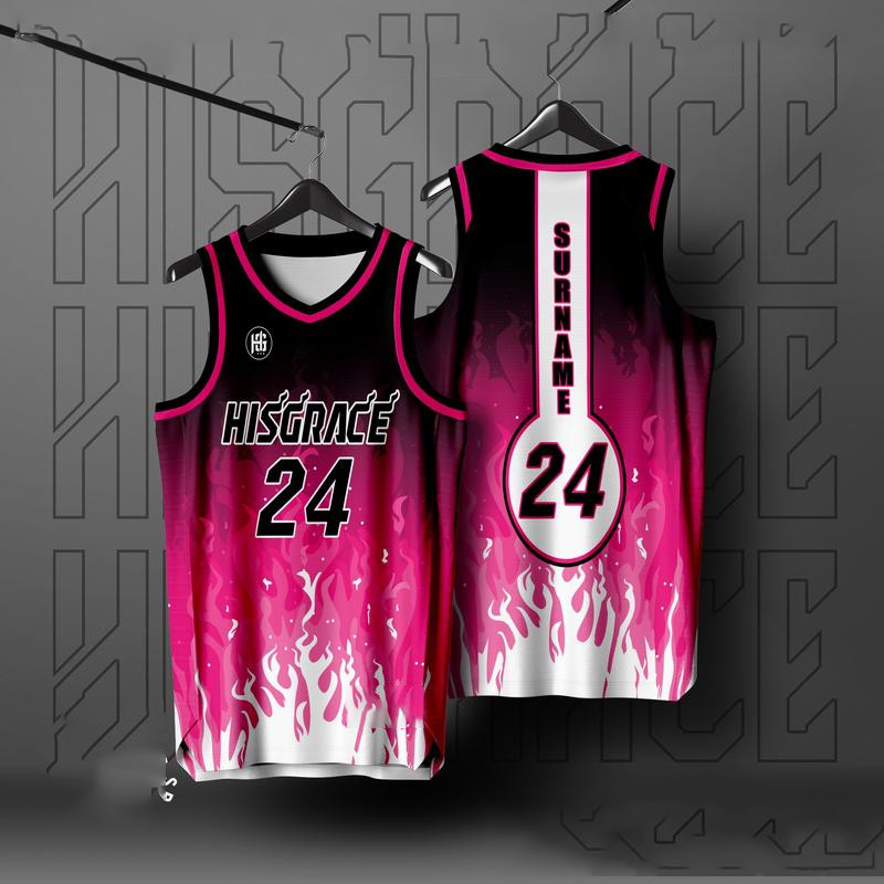 Shop Black Pink Sublimation Jersey Online with Best Discounts and