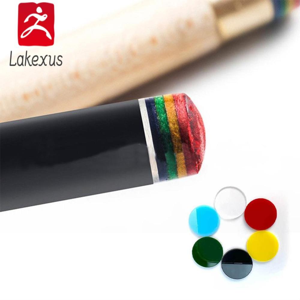 Lakexus 1 miếng đệm đầu gậy bida 14mm phụ kiện bi-a đệm bảo vệ Bi Da Vòng đồng màu chống nứt