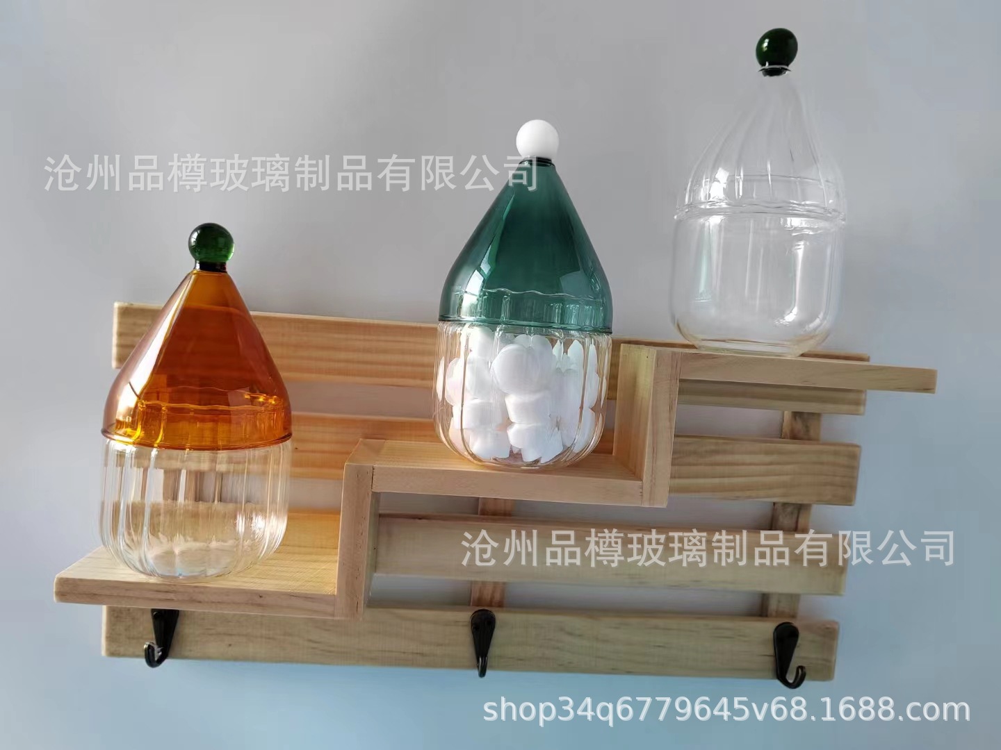 Bình Đựng Đồ Thủy Tinh Sáng Tạo, Bình Đựng Đồ Giá Trị Cao, Bình Đựng Đồ Nhà Bếp, Bình Mũ Giáng Sinh, Cốc Kẹo Đựng Ngũ Cốc