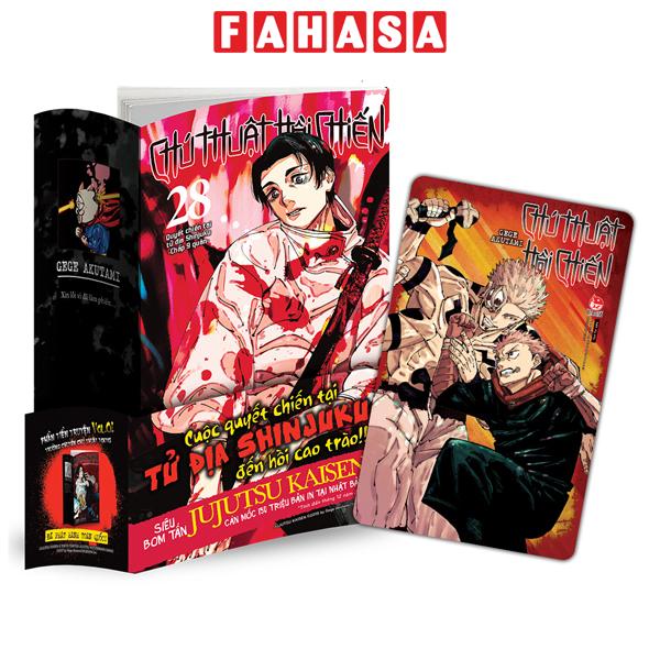 Fahasa - Sách - Chú Thuật Hồi Chiến - Tập 28 - Quyết Chiến Tại Tử Địa Shinjuku - Chấp 9 Quân - Tặng Kèm Card PVC
