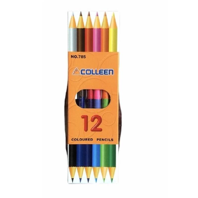 COLLEEN สีไม้คอลลีน 2 หัว รุ่น #785 จำนวน 12 สี