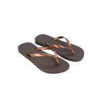 Ipanema Classica Tan Brown/ Copper Comfortable Slippers for Ladies