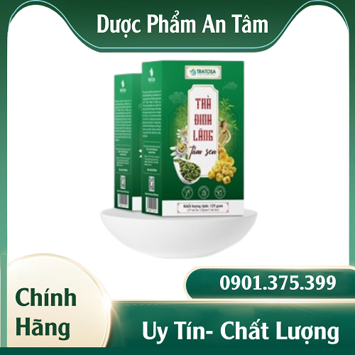 Trà đinh lăng tâm sen lạc tiên chè vằng hoa vàng giúp ngủ ngon giảm tiền đình tăng cường tuần hoàn n